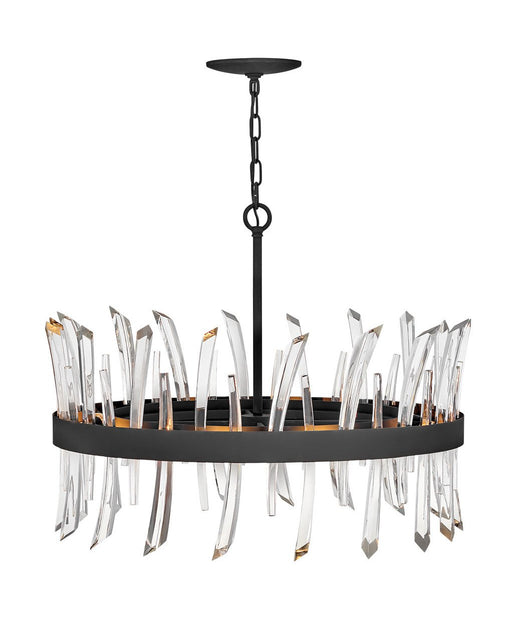 Revel 8-Light Chandelier in Black