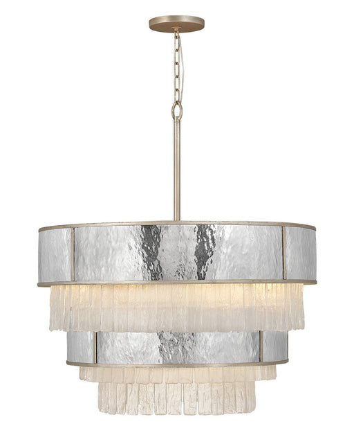 Reverie 12-Light Tiered Pendant in Champagne Gold