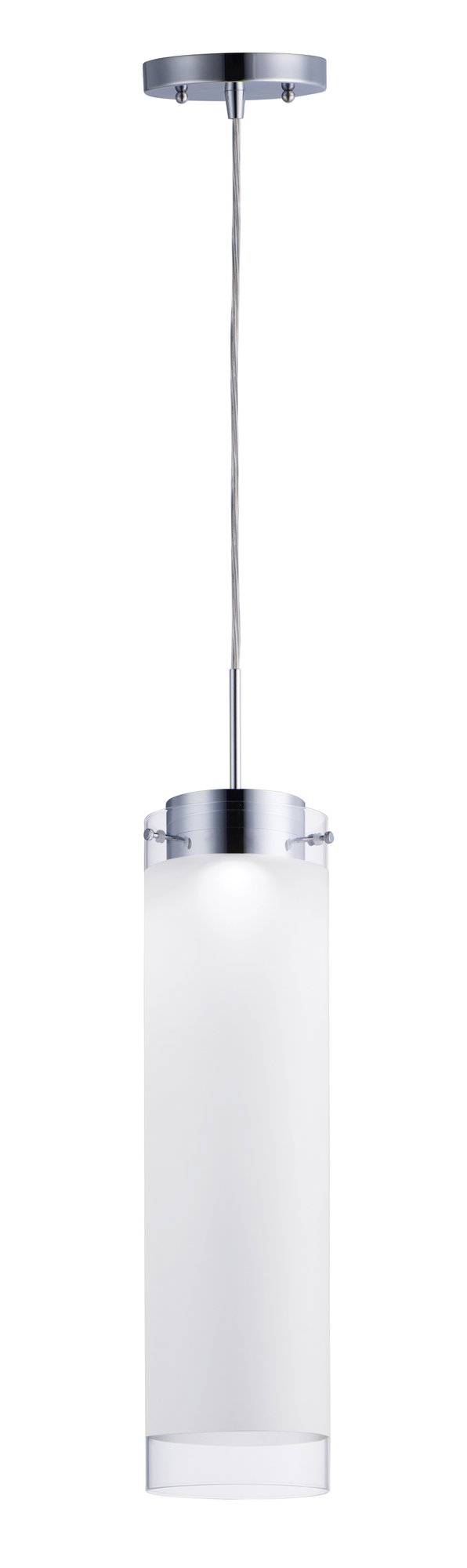 Scope Large LED Pendant in Polished Chrome