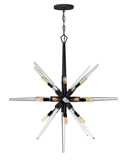 Ariel 16-Light Chandelier in Black