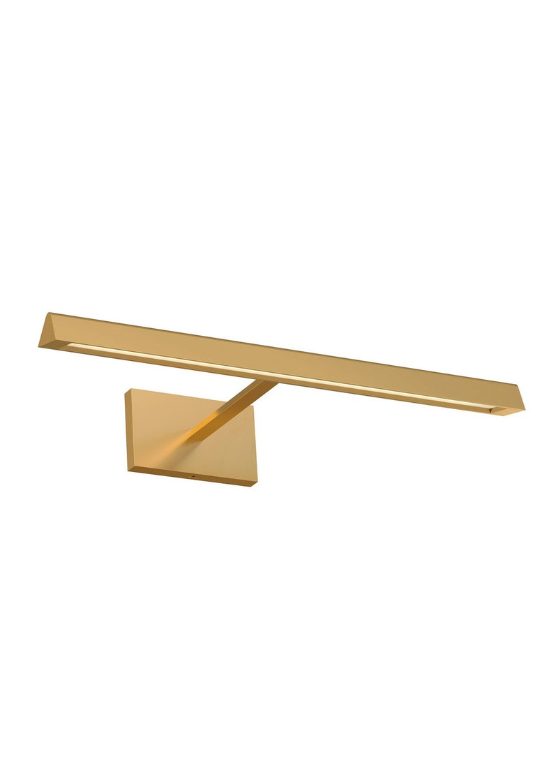 Dessau 18 Wall Sconce in Natural Brass