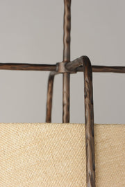 Pitchfork 1 Light Small Pendant in Oil Rubbed Bronze