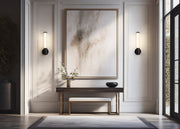 Warwick 1 Light 4.75" Wall Sconce in Matte Black in a room setting