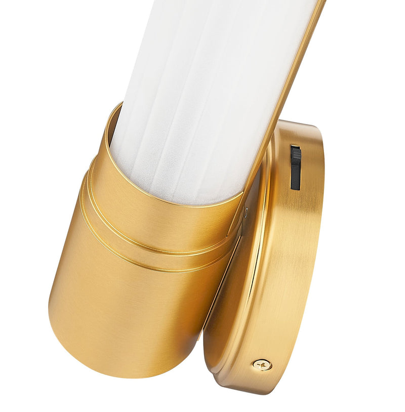 Warwick 1 Light 4.75" Wall Sconce in Modern Gold