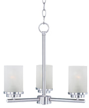 Corona 3 Light Chandelier in Satin Nickel