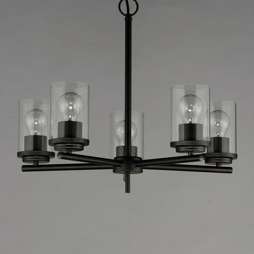 Corona 5 Light Chandelier in Black