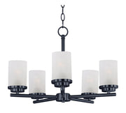 Corona 5 Light Chandelier in Black