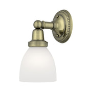 Classic Wall Sconce in Antique Brass
