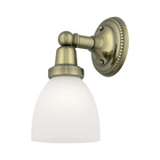 Classic Wall Sconce in Antique Brass