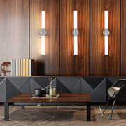 Solange 1 Light 32.5" Vanity in Chrome in a room setting