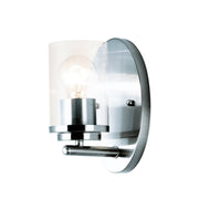 Corona 1 Light Wall Sconce in Polished Chrome