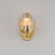 Corona 1 Light Wall Sconce in Satin Brass