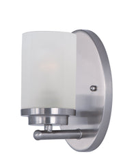 Corona 1 Light Wall Sconce in Satin Nickel