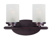 Corona 2 Light Bath Vanity Light in Oil Rubbed Bronze