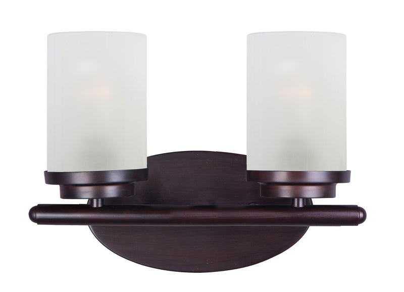 Corona 2 Light Bath Vanity Light in Oil Rubbed Bronze