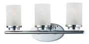 Corona 3 Light Bath Vanity Light in Polished Chrome