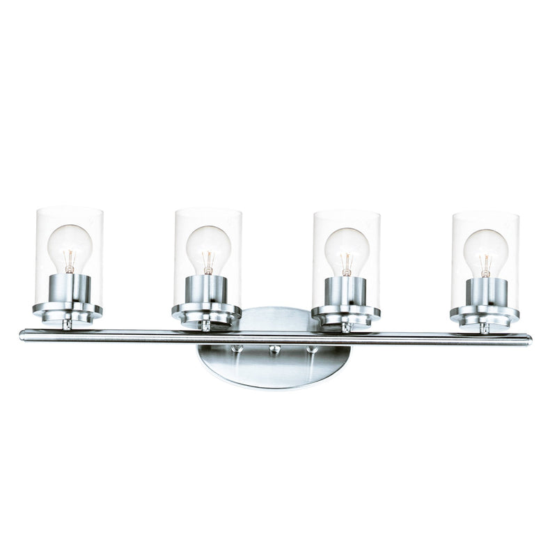 Corona 4 Light Bath Vanity Light in Polished Chrome