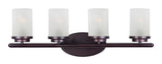 Corona 4 Light Bath Vanity Light in Oil Rubbed Bronze