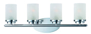 Corona 4 Light Bath Vanity Light in Polished Chrome