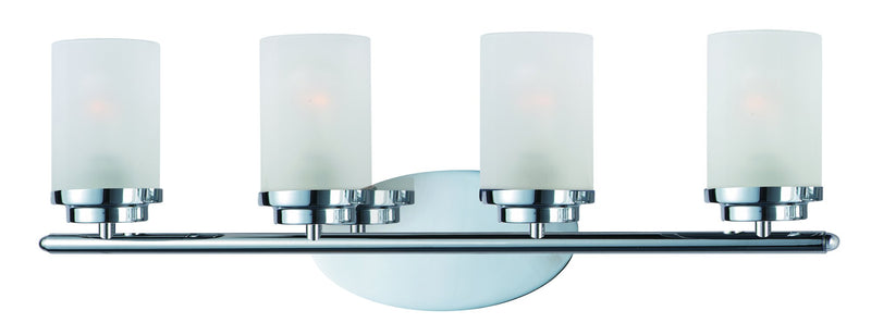 Corona 4 Light Bath Vanity Light in Polished Chrome