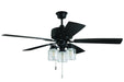 Kate 52" Ceiling Fan in Flat Black - Lamps Expo