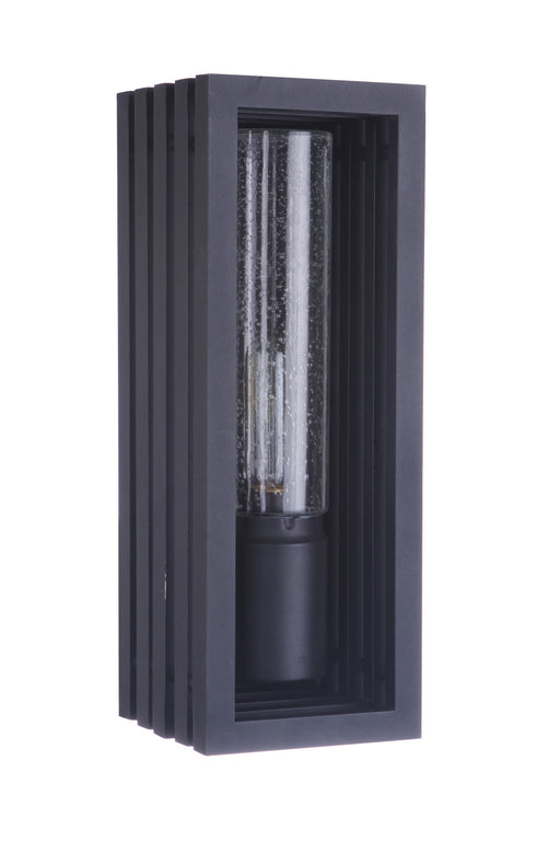 Carmel One Light Outdoor Lantern in Textured Matte Black