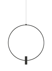 Layla Mini Large Pendant in Nightshade Black