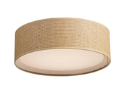 Prime 16" LED Flush Mount in Grass Cloth