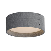 Prime 16" LED Flush Mount in Gray