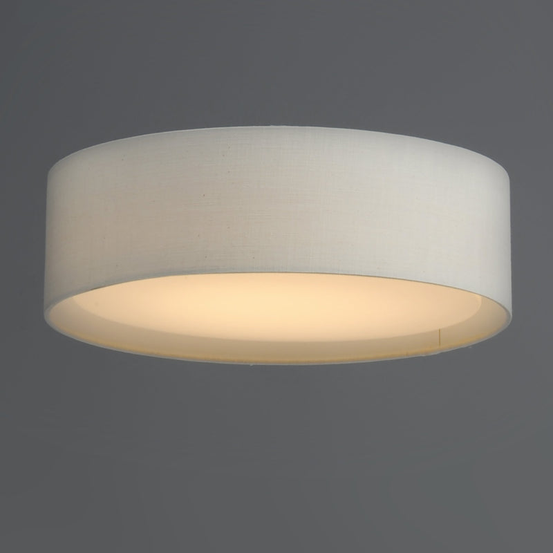Prime 16" LED Flush Mount in Oatmeal
