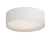 Prime 16" LED Flush Mount in White Linen