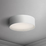 Prime 16" LED Flush Mount in White Linen