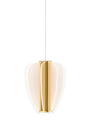 Mini Nyra Pendant in Plated Brass