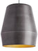 Allea One Light Pendant in Fossil Gray