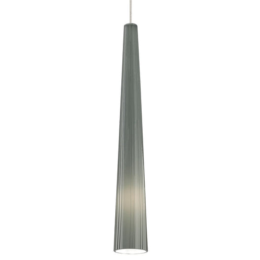 Zenith LED Pendant in Satin Nickel