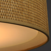 Prime 20" LED Flush Mount in Grass Cloth