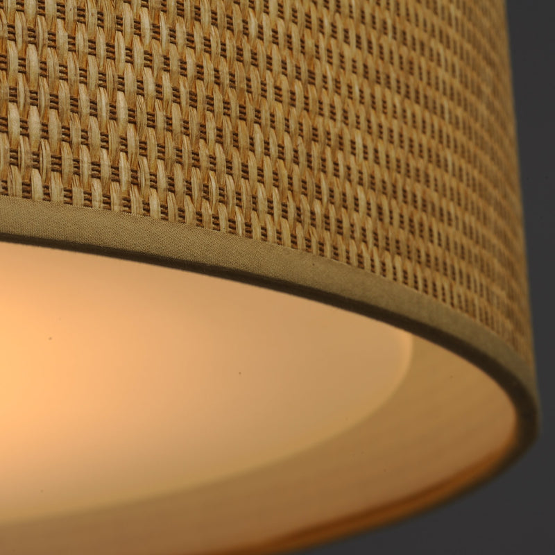 Prime 20" LED Flush Mount in Grass Cloth