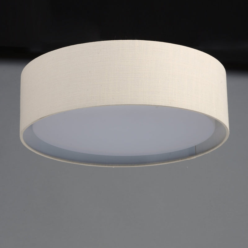 Prime 20" LED Flush Mount in Oatmeal