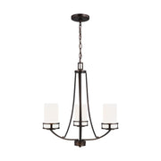 Robie 3-Light Chandelier in Bronze