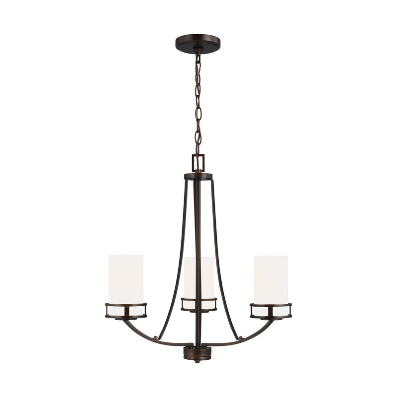 Robie 3-Light Chandelier in Bronze