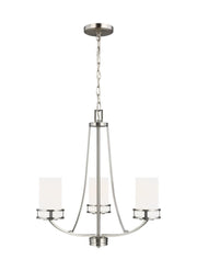 Robie 3-Light Chandelier in Brushed Nickel