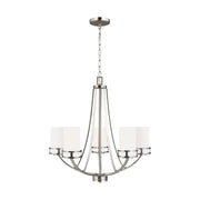 Robie 5-Light Chandelier in Brushed Nickel