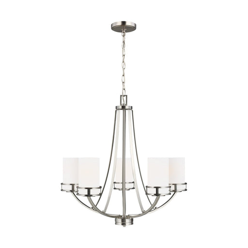 Robie 5-Light Chandelier in Brushed Nickel