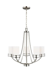 Robie 5-Light Chandelier in Brushed Nickel