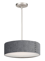 Prime 16" LED Pendant in Satin Nickel