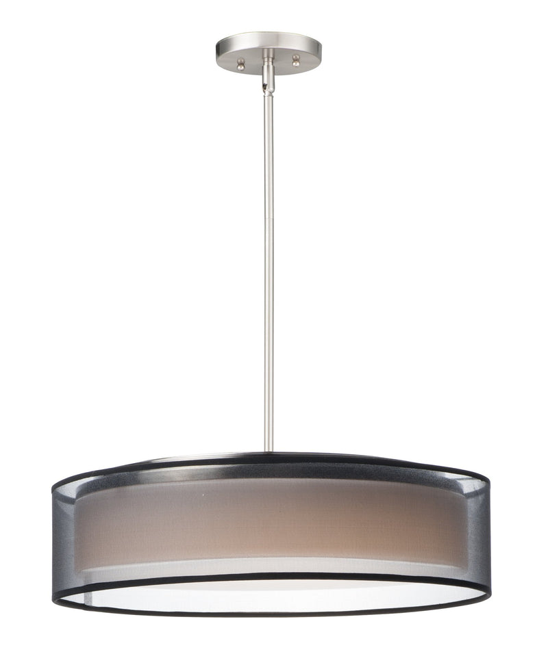 Prime 20" LED Pendant in Satin Nickel