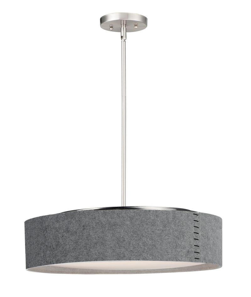 Prime 20" LED Pendant in Satin Nickel