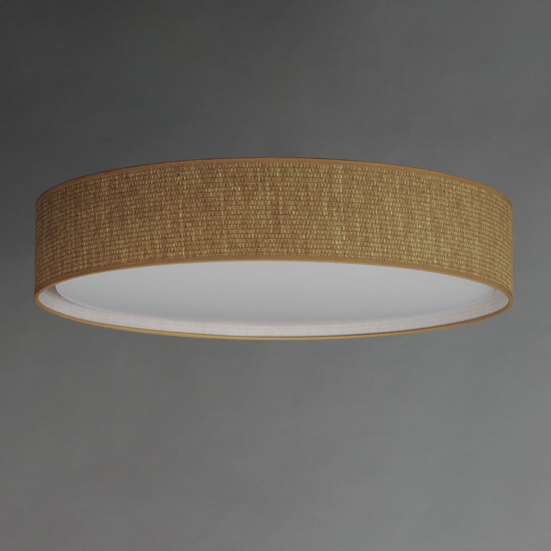 Prime 25" LED Flush Mount in Grass Cloth