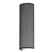 Prime 18" Tall LED Wall Sconce in Black Organza