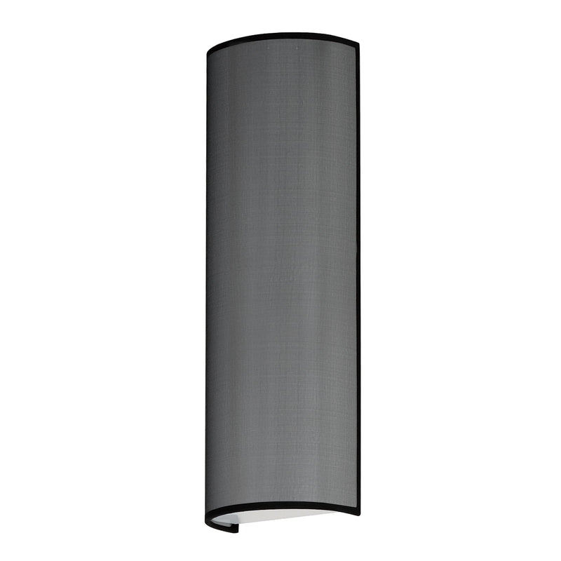 Prime 18" Tall LED Wall Sconce in Black Organza